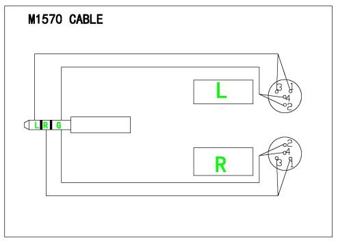 Monoprice M1570 Quarter Inch Pinout Wiring Diagram